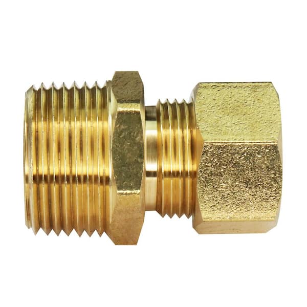 Apollo 1/2 in. x 3/4 in Brass Compression x MIP Water Heater Adapter Fitting (2-Pack)