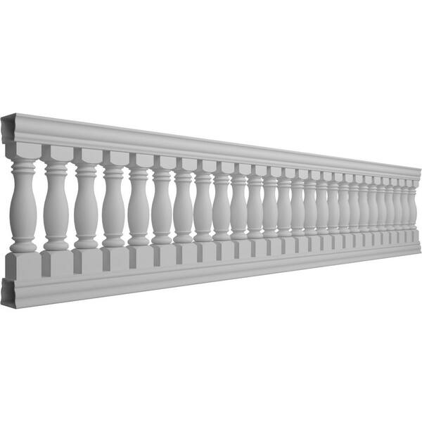 Ekena Millwork Fiberthane Embassy Balustrade 180 in. L x 42 in. H Fiberglass Railing Kit