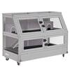 aivituvin 2 Levels Guinea Pig Cage Large Hamster Cage with Wheels AIR58