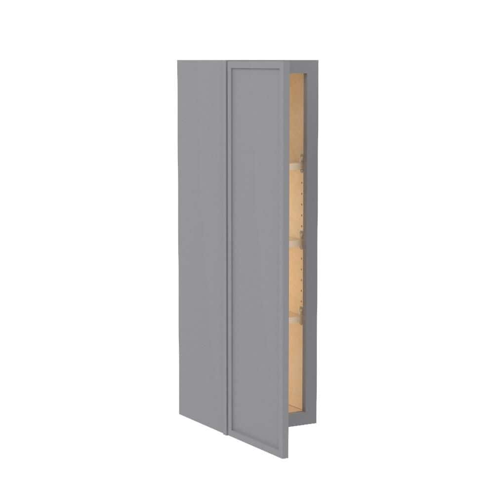 Franklin 15 in. W x 12 in. D x 42 in. H Assembled Plywood Wall Kitchen Cabinet in Veiled Gray with Soft Close price history on PriceWatchPro