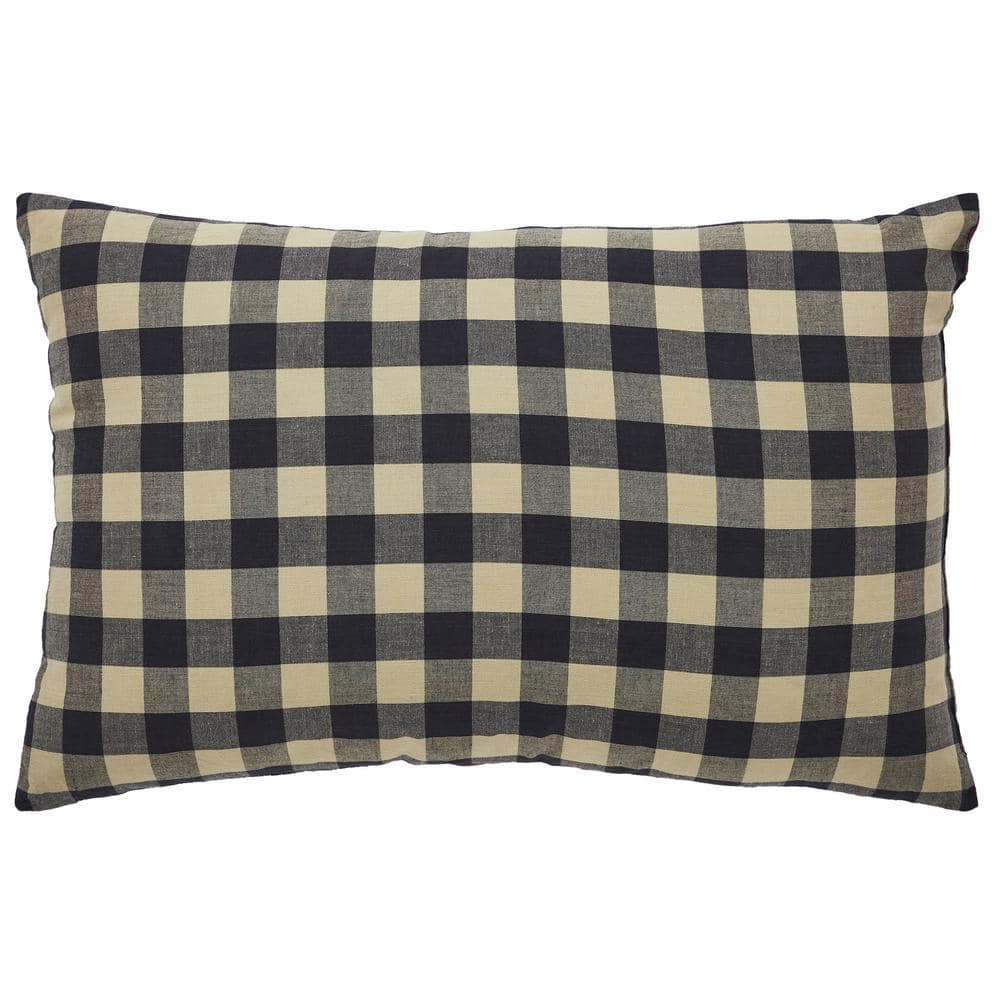 Patriotic Red Cotton American Flag Throw Pillow 14x22