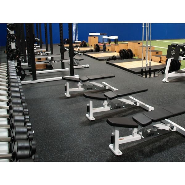 Survivor SportFloor Isometric Grey 48 in. x 180 in. x 0.3 in. Rubber  Gym/Weight Room Flooring Rolls (60 sq. ft.) 01050805082 - The Home Depot