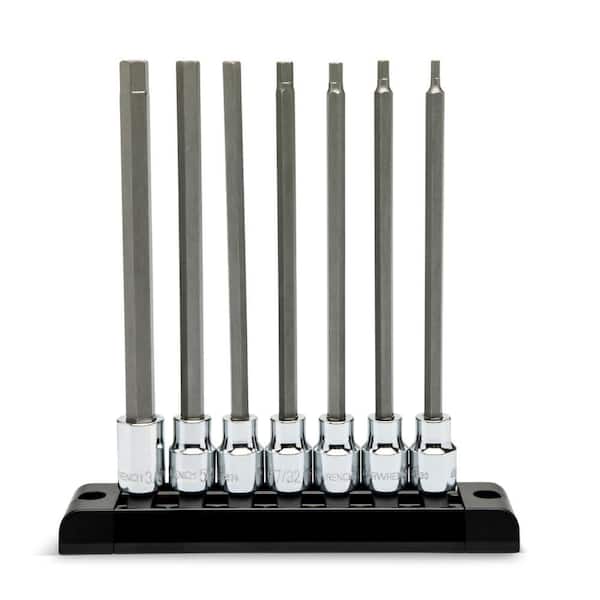 GEARWRENCH 1/4 in. and 3/8 in. Drive Long Torx Bit Socket Set with