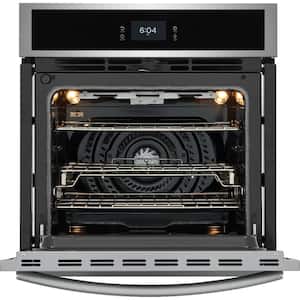 Gallery 27 in. Single Electric Built-In Wall Oven with Total Convection in Smudge-Proof Stainless Steel