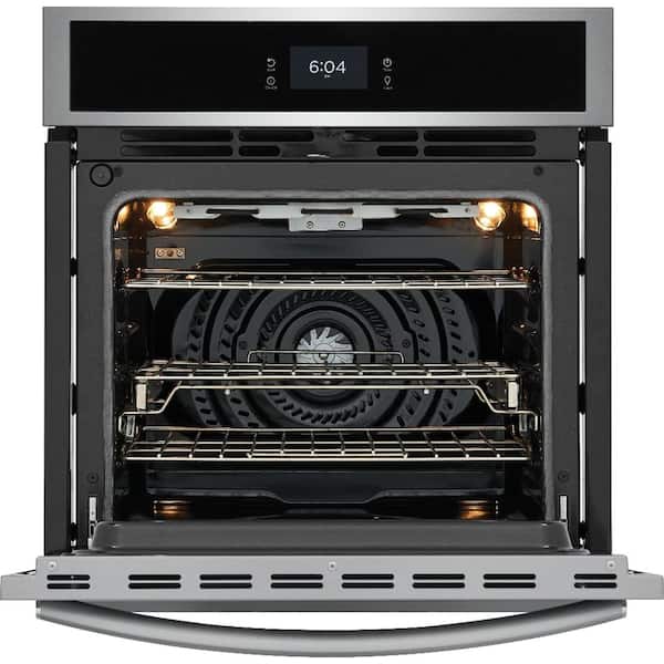 Gallery 27 in. Single Electric Built-In Wall Oven with Total Convection in Smudge-Proof Stainless Steel