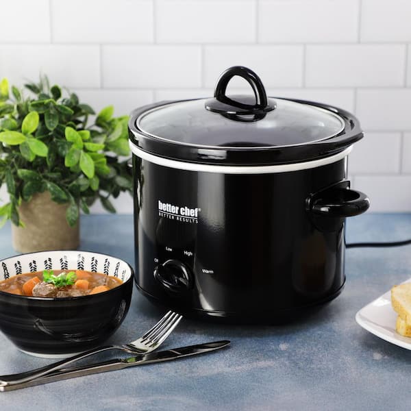 Better Chef 3 qt. Slow Cooker with Removable Stoneware Crock in