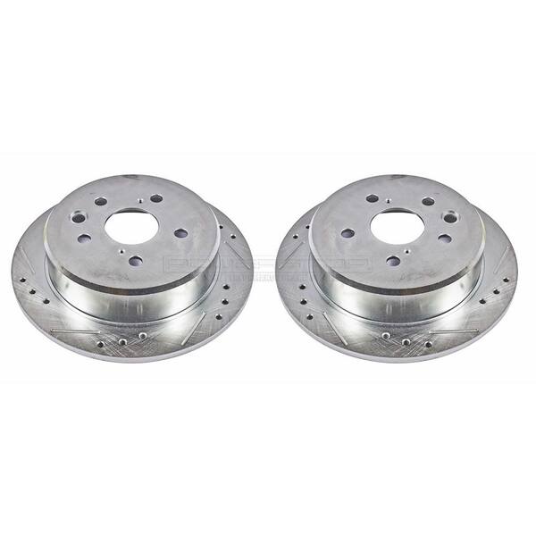 Power Stop Disc Brake Rotor Set 2006-2015 Lexus Is250