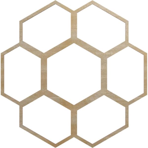 Ekena Millwork 28 in. x 9.875 in. x 0.375 in. Wood Medallion Moulding