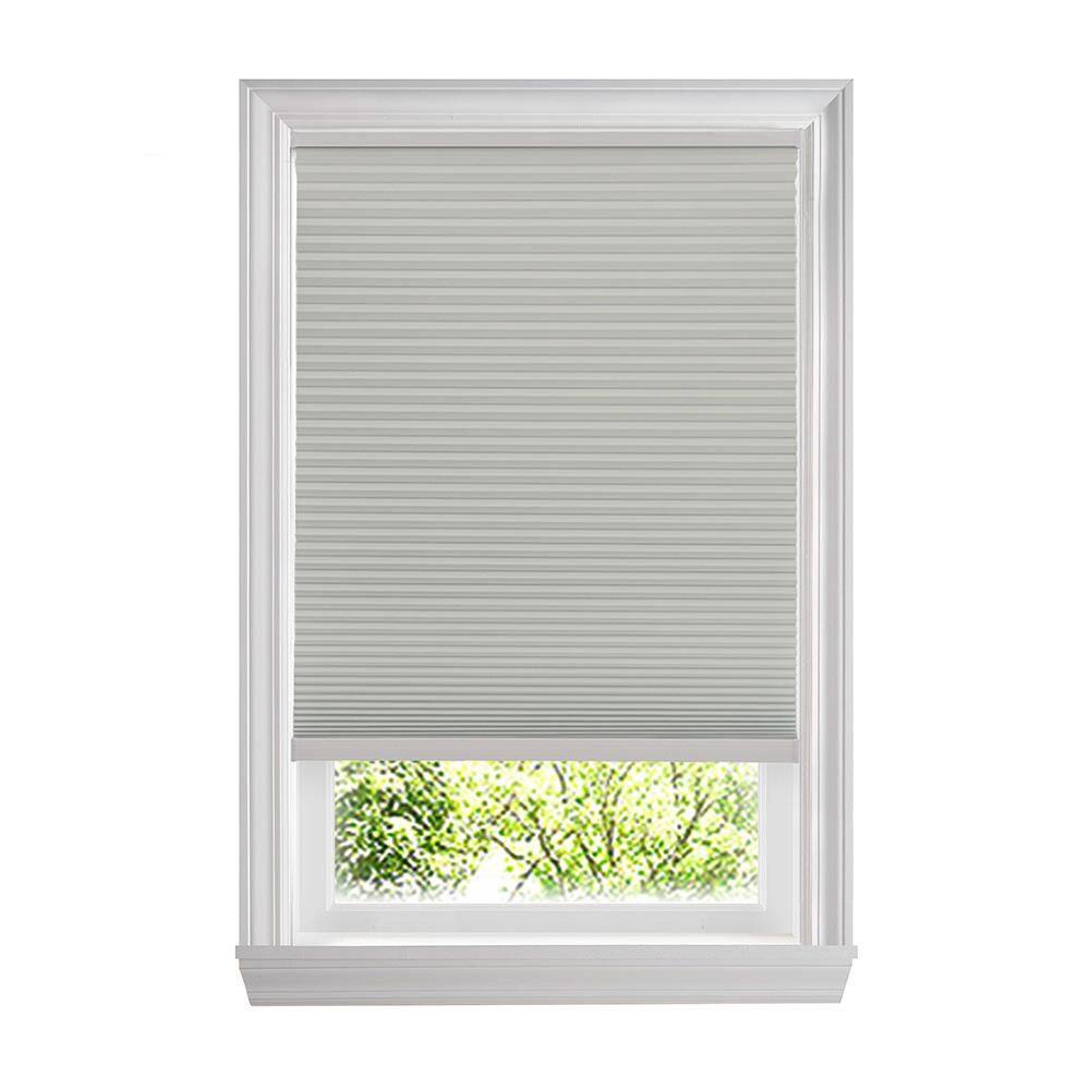 Pewter Cordless Blackout Cellular Shades for Windows - 64.25 in. W x 48 in. L (Actual Size 64 in. W x 48 in. L) price history on PriceWatchPro