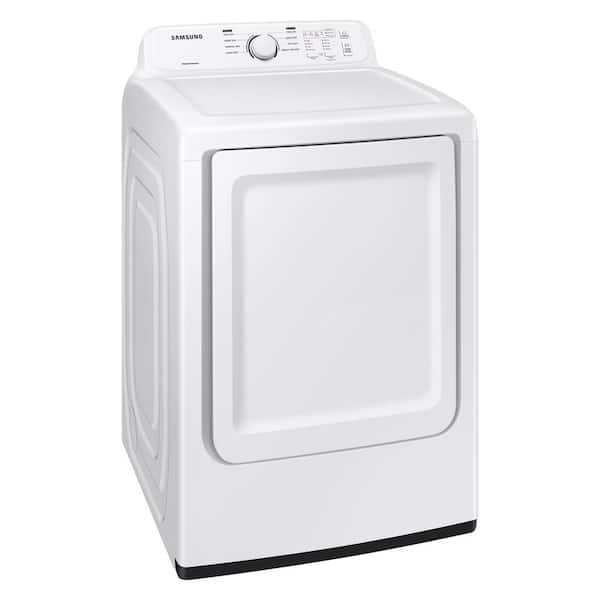 7.0 cu. ft. Vented Electric Dryer in White