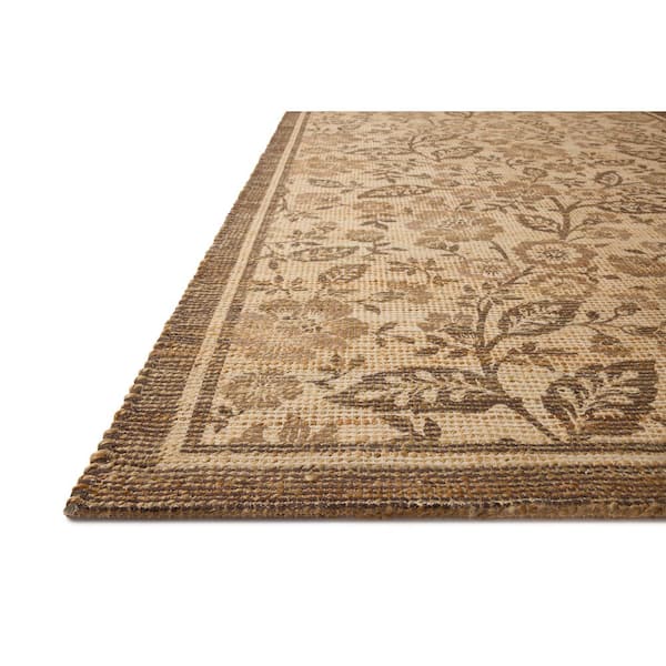 Chris Love Julia Rue Bark / Mocha 5 ft. x 7 ft. 6 in. Transitional Area Rug