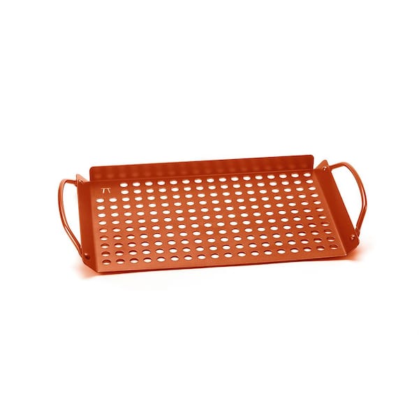 Outset Copper Non-Stick Grilling Tray, 7 in. x 11 in.