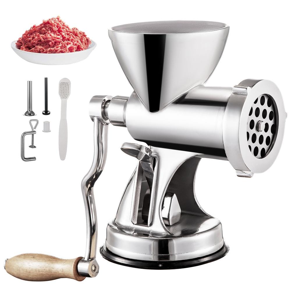 Fugacal Stainless Steel Hand Cranking Manual Meat Grinder Mincer Grinding  Machine For Spices Meat,Kitchen Tool,Meat Mincer 