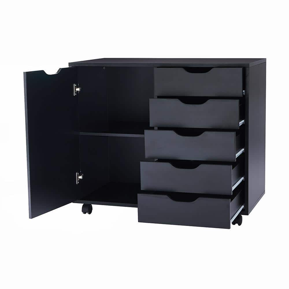 HOMESTOCK Black 9 Drawer Dresser Tall Dressers for Bedroom Kids