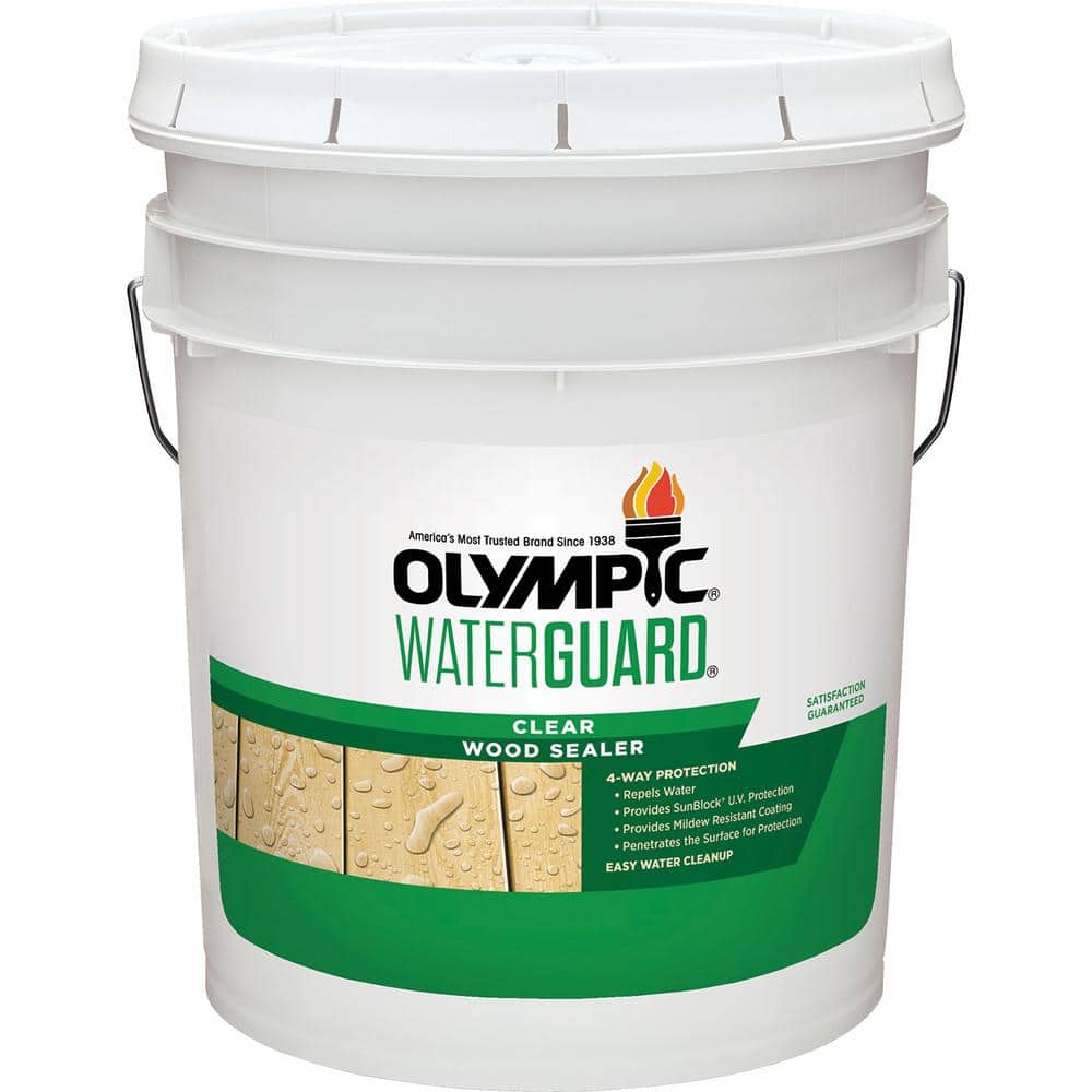 Olympic WaterGuard 11 oz, Clear Exterior Wood Sealer Spray 55260XIS-54 -  The Home Depot
