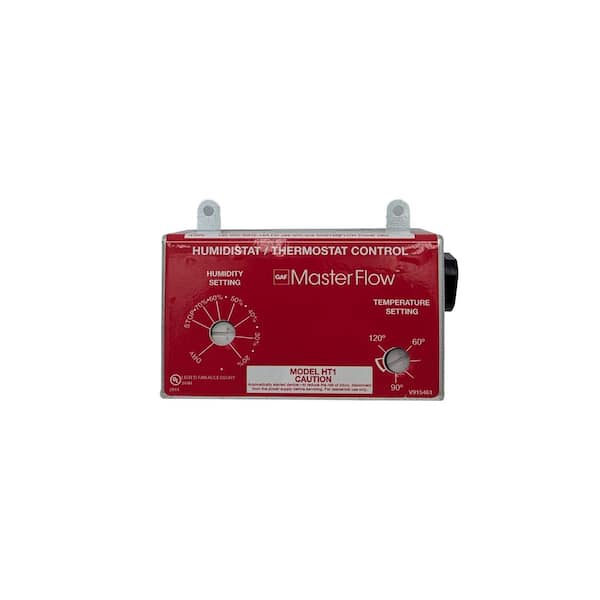 Universal Manually Adjustable Humidistat/Thermostat Control for Power Vents