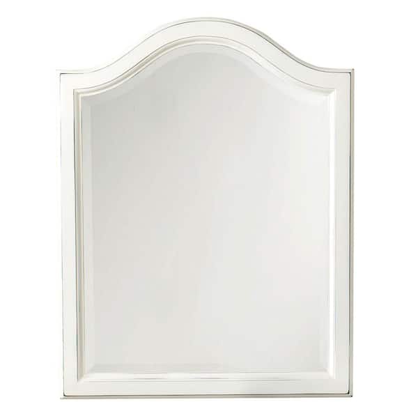 Home Decorators Collection Camille 25 in. W Mirror in Antique White