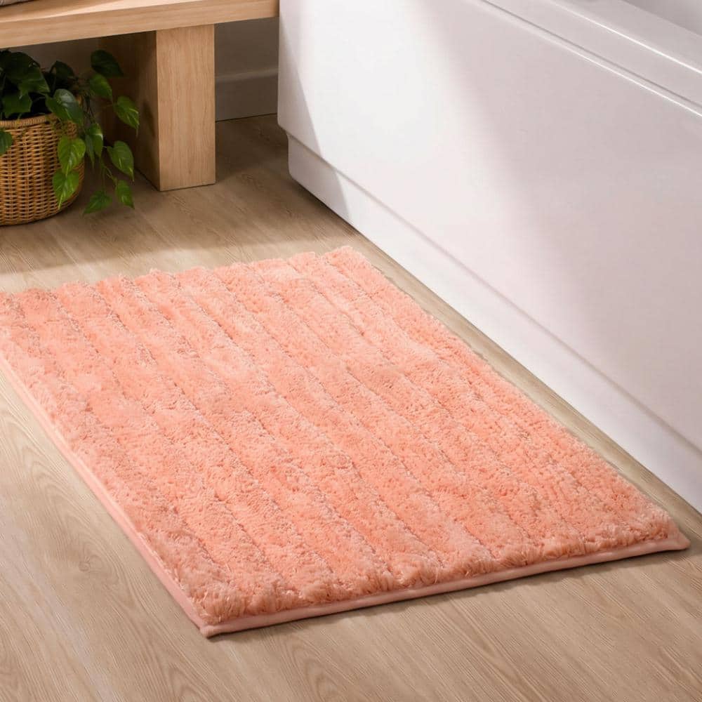 Home Weavers Microfiber Plush Bath Rug, Extra Soft, Absorbent, Non-slip, Quick Drying, Machine Washable,20x32, Coral price history on PriceWatchPro