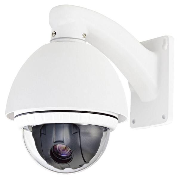 SPT Wired 500TVL PTZ Indoor/Outdoor CCD Dome Surveillance Camera with 10X Optical Zoom