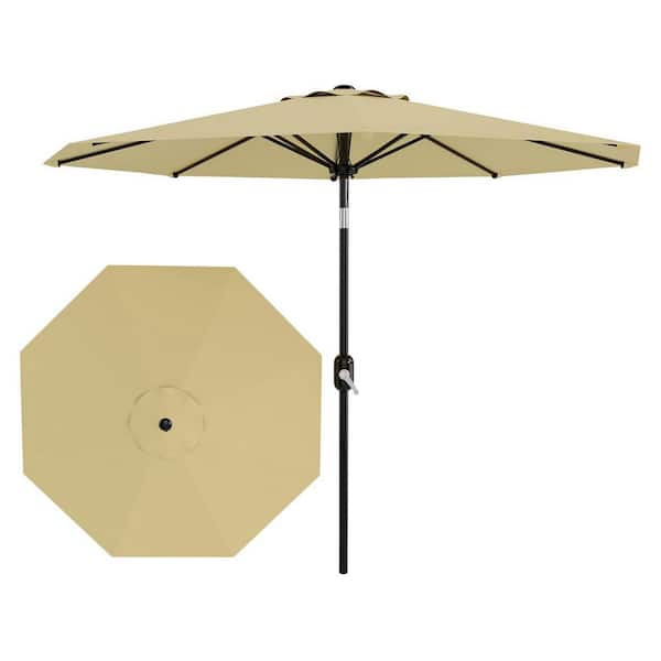 b and q patio umbrellas Baiona 9 ft. Classic MidCentury Market Umbrella with UV Protection, Auto-Tilt, Crank Wind Vent Black Powder Coated Finish Streamlight 85180 3V Batteries, Dimension:30X6X45 preserve