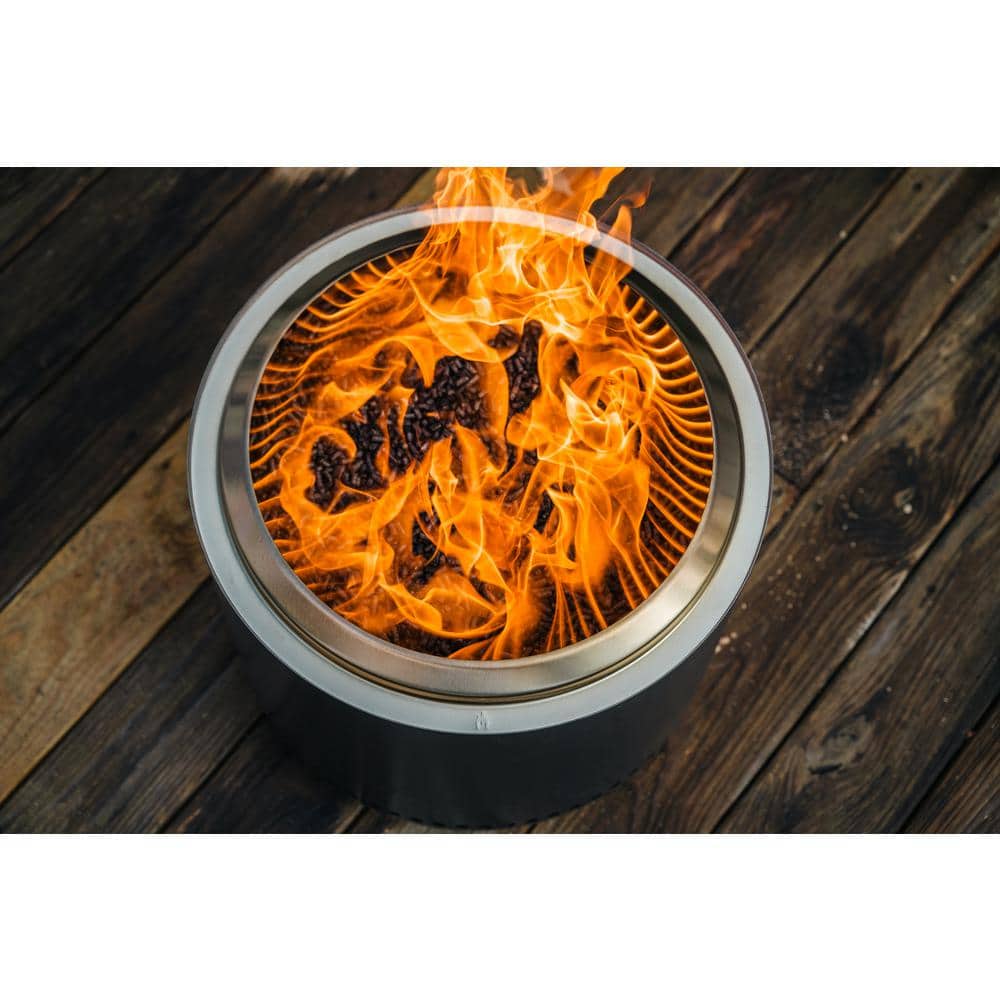 Stainless Steel Pellet Adapter for Outdoor Fire Pit