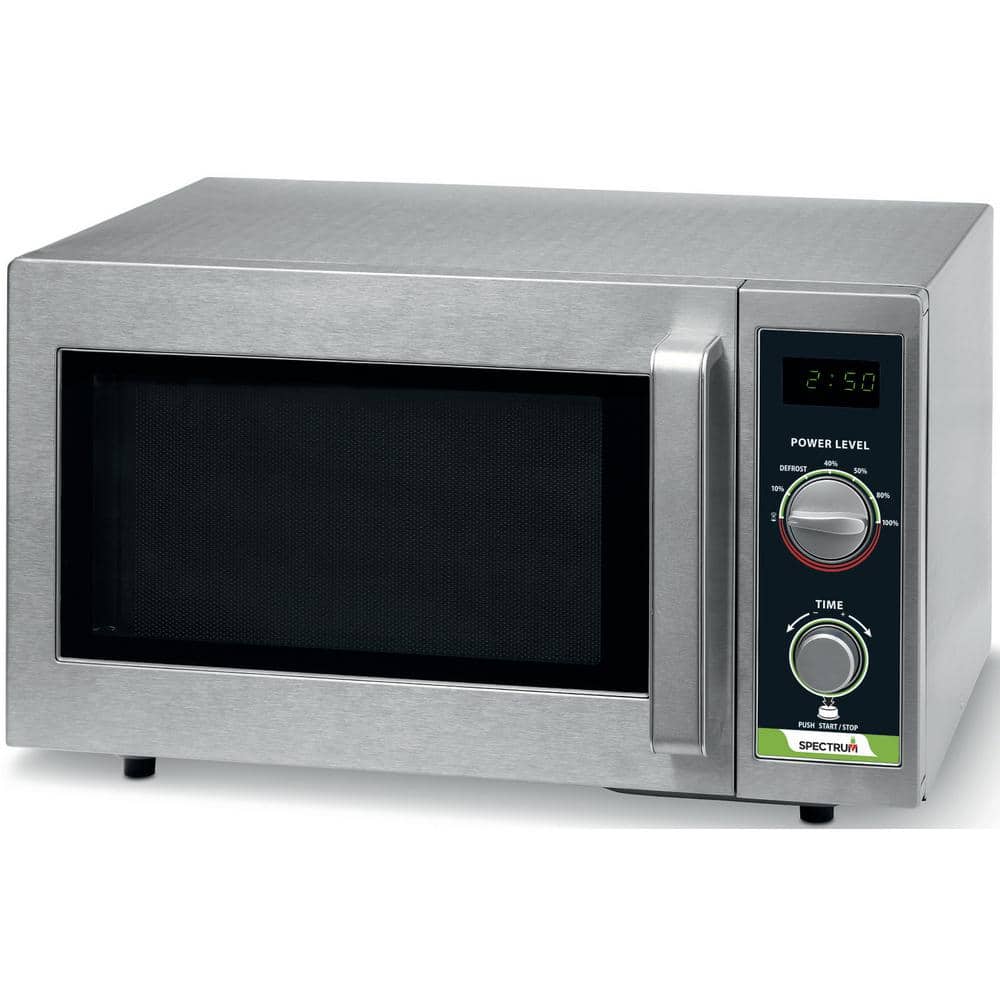 20.5 in. Width 0.9 cu. ft. Stainless Steel 1000-Watt Commercial Microwave
