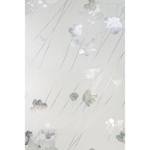 Frosted Silver Rose 24" x 36" Vinyl Window Film