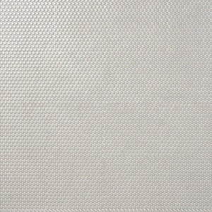 Bliss Edged Penny Custard 11.49 in. x 12.32 in. Polished Ceramic Floor and Wall Mosaic Tile (0.98 Sq. Ft./Each)
