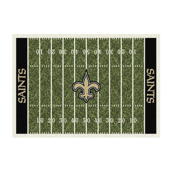 IMPERIAL NEW ORLEANS SAINTS 6X8 HOMEFIELD RUG