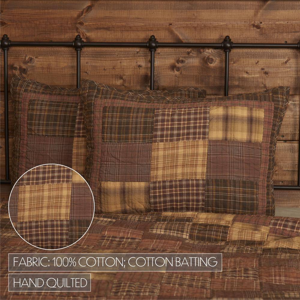 Prescott Rustic Cotton Patchwork Standard Sham