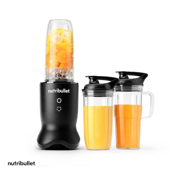 NutriBullet Ultra 32 oz. 2 Speed Blender in Black with Cups and Lids NB50500AK The Home Depot