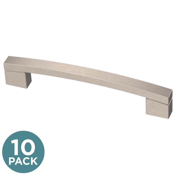 Liberty (10-Pack) Bold Arch 5-1/16 in. (128 mm) Modern Satin Nickel Arch Cabinet Handle Drawer Pulls
