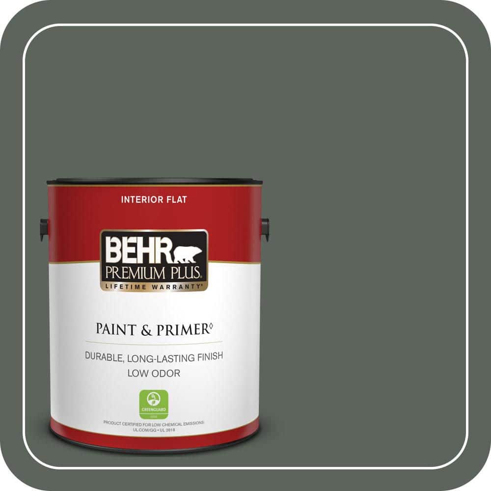 1 gal. #PPF-45 Woodland Moss Flat Low Odor Interior Paint & Primer price history on PriceWatchPro