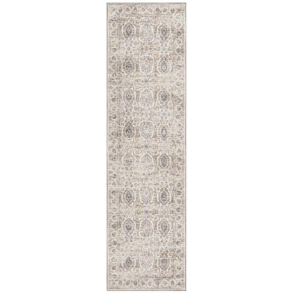 Addison Rugs Sterling Ivory 5 ft. x 7 ft. 6 in. Indoor/Outdoor Washable  Indoor/Outdoor Washable Rug AST35LI5X8 - The Home Depot