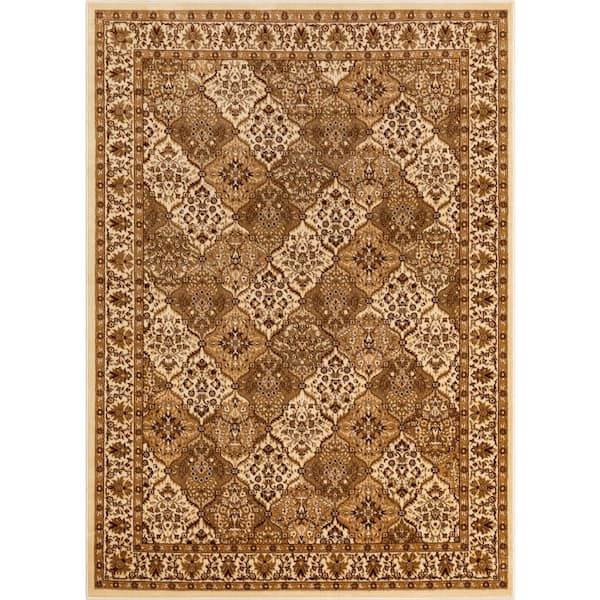 Well Woven Barclay Pyla Traditional Oriental Persian Ivory 10 ft. 11 in. x 15 ft. Area Rug