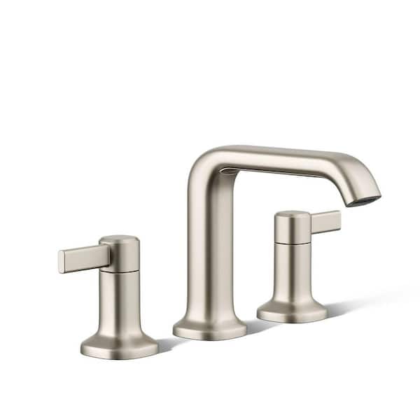 KOHLER Ashan 8 in. Widespread 2-Handle Bathroom Faucet in Vibrant Brushed Nickel