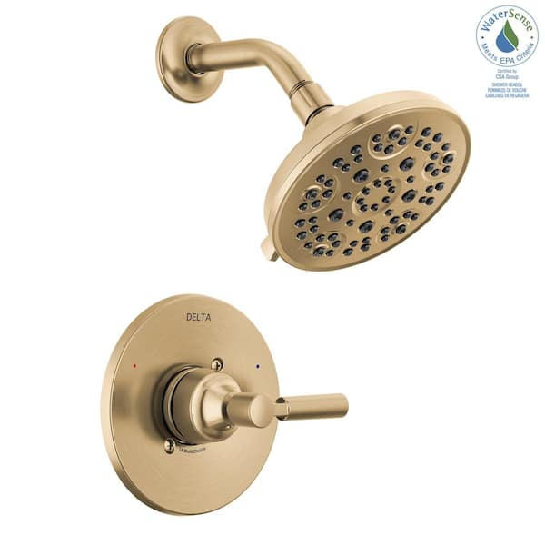 y☆☆☆ Delta Lorna Gold Single Handle 5-Spray Shower Faucet 1.75 GPM with