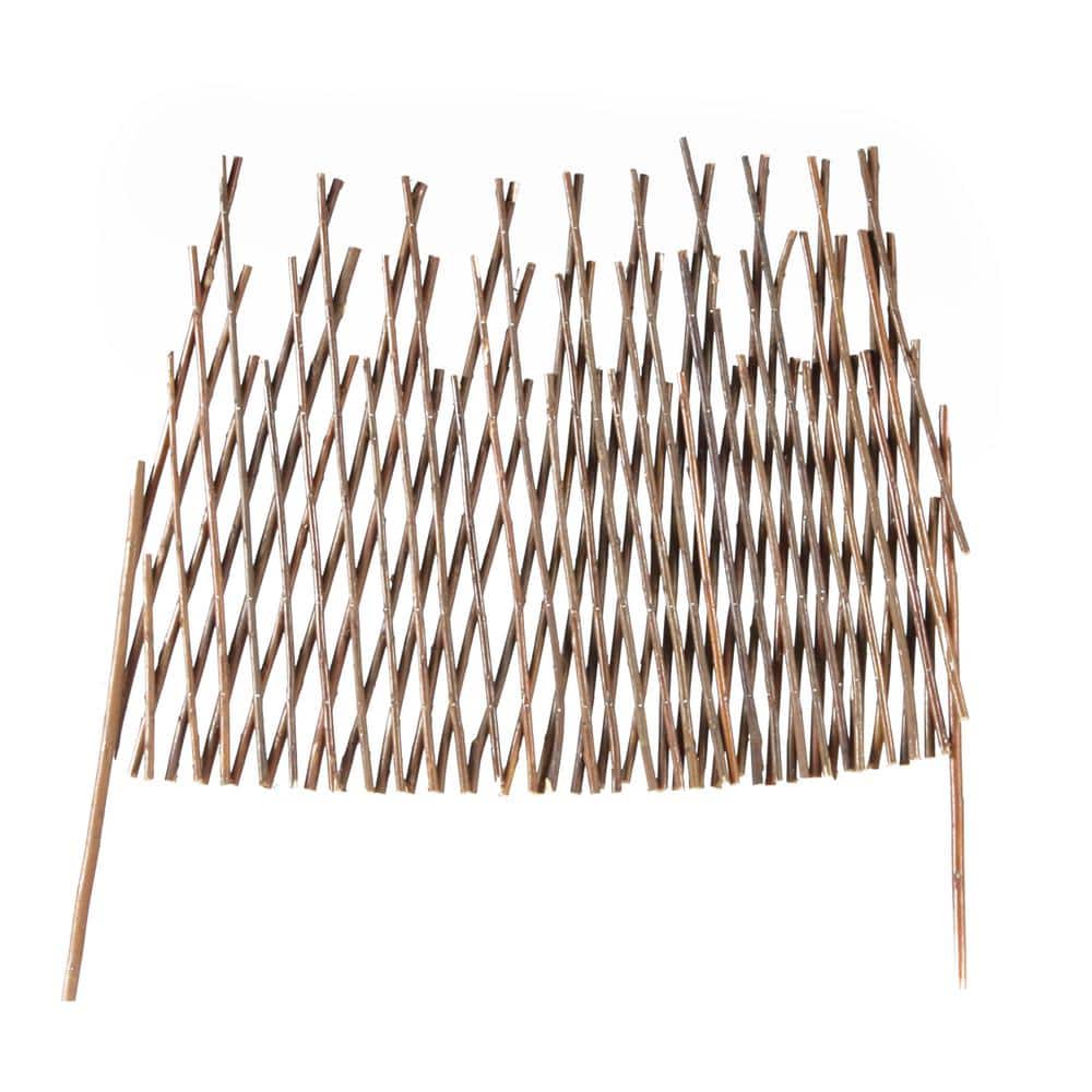 Vigoro 21 in. H x 72 in. W Multi-Use Expandable Willow Border 4477416 ...