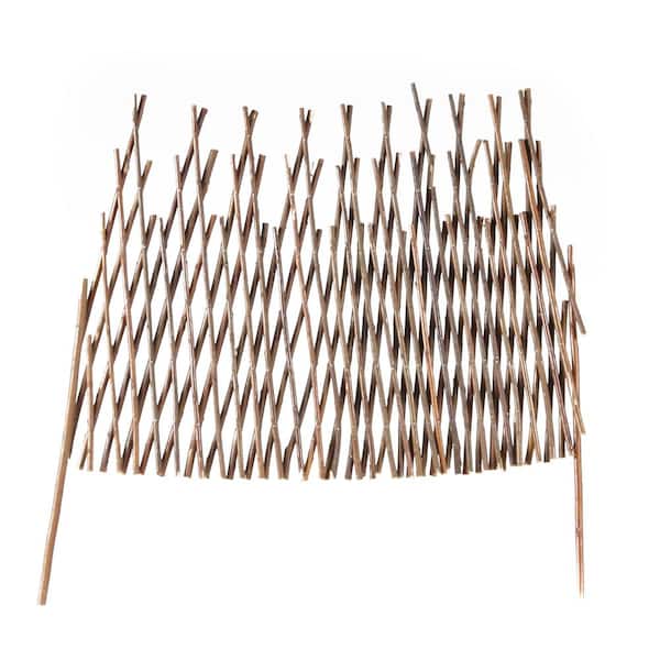 Vigoro 21 in. H x 72 in. W Multi-Use Expandable Willow Border
