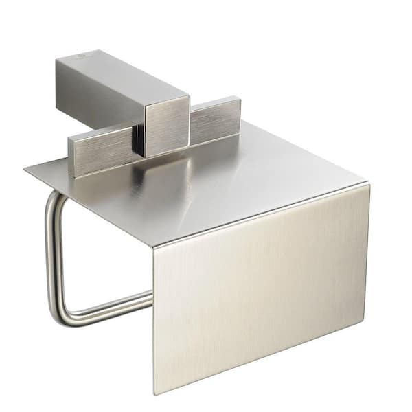 Fresca Ellite Single Post Toilet Paper Holder in Brushed Nickel