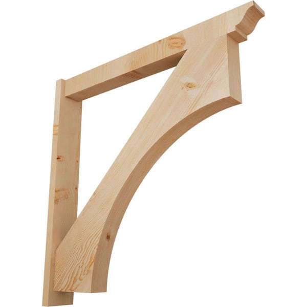 Ekena Millwork 6 in. x 42 in. x 42 in. Westlake Traditional Smooth Douglas Fir Outlooker