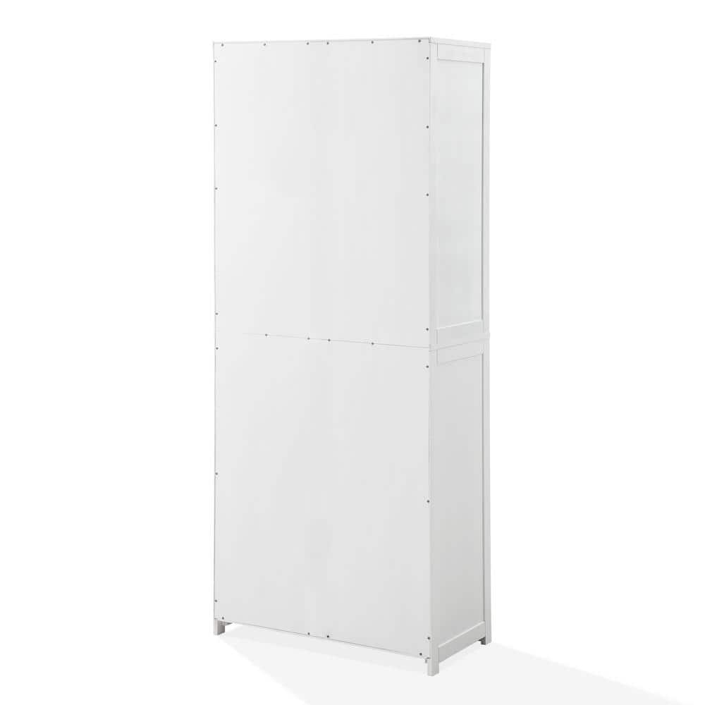 Savannah White Tall Kitchen Pantry with Adjustable Shelving