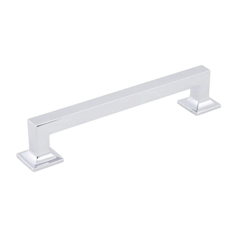 Studio Collection Pull 6-5/16 in. (160mm) Center to Center Polished Chrome Bar Cabinet Pull (5-Pack) price history on PriceWatchPro