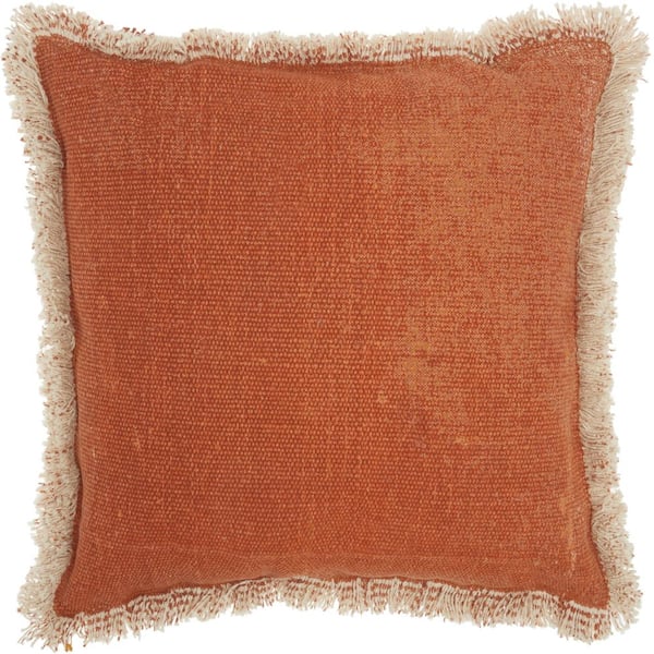 clay colored pillows