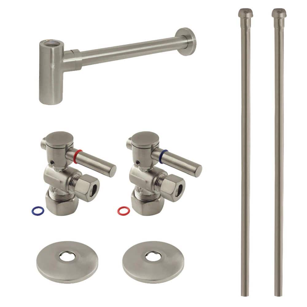 Trimscape Modern Made of Brass Plumbing Sink Trim Kit with Bottle Trap in Brushed Nickel price history on PriceWatchPro