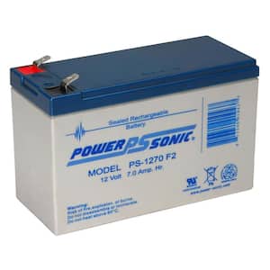 12-Volt 7 Ah 0.250 F2 Terminal Sealed Lead Acid (SLA) Rechargeable Battery