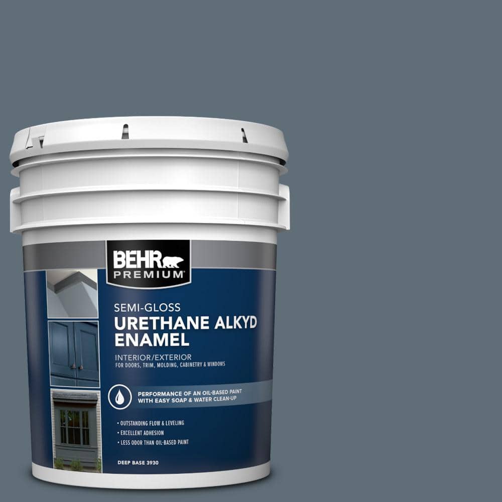 5 gal. #N480-6 NYPD Urethane Alkyd Semi-Gloss Enamel Interior/Exterior Paint price history on PriceWatchPro