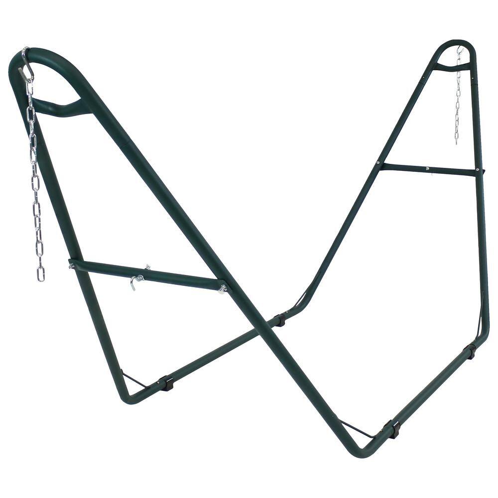 Sunnydaze Universal Multi-Use Steel 2-Person Hammock Stand in Green HH-MHS-Green Sansujyuku sansujyuku.com