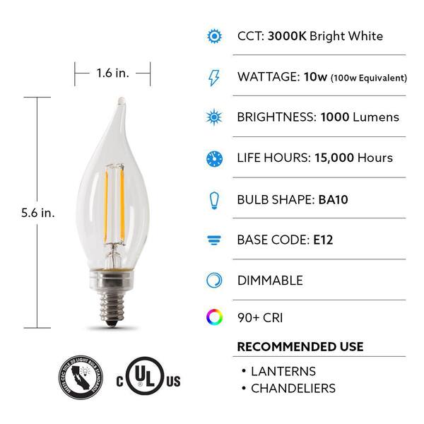 E12 candelabra bulb discount