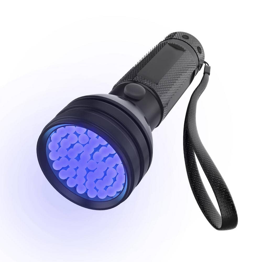 Handheld UV Black Light Torch Plastic Portable Blacklight W LED Flashlight ak ME